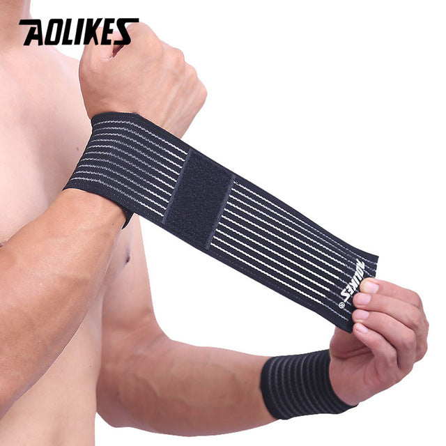 1PCS Cotton Elastic Wristband for Gym Support