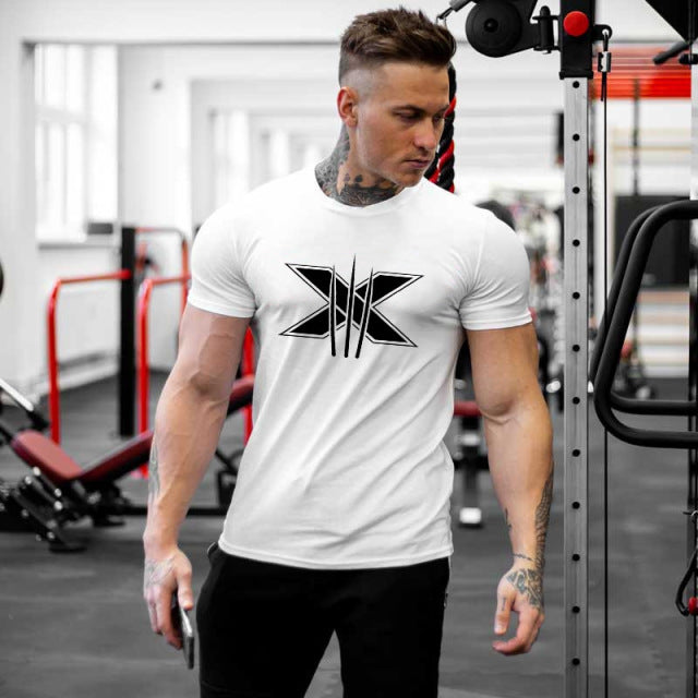 The X bodybuilding cotton T-Shirt