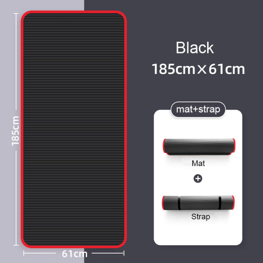 10/15/20mm Yoga Mat Enlarged Thickening NBR Non-slip for yoga