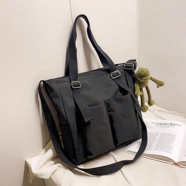 Gym Bag Simple Fashion Zipper Tote Bag