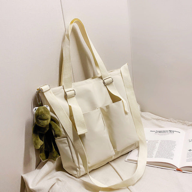 Gym Bag Simple Fashion Zipper Tote Bag