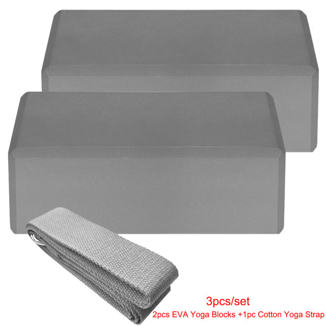 3PCS Yoga Cork Block