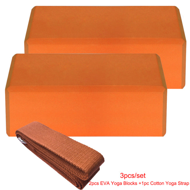 3PCS Yoga Cork Block