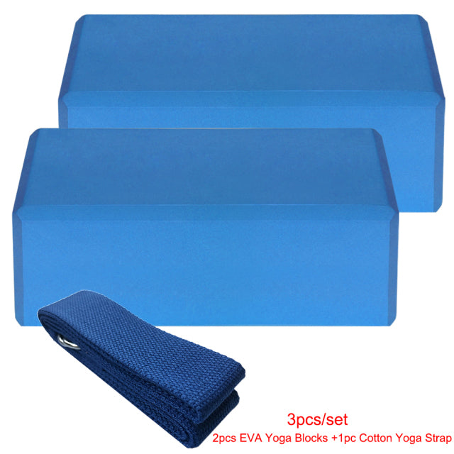 3PCS Yoga Cork Block