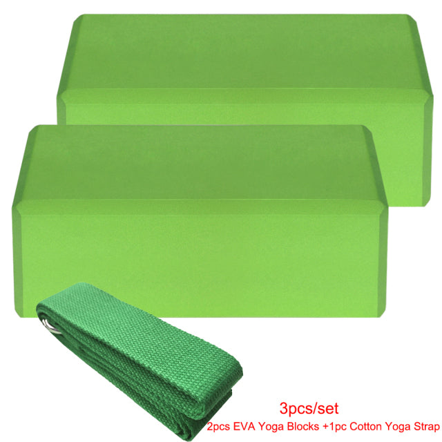 3PCS Yoga Cork Block