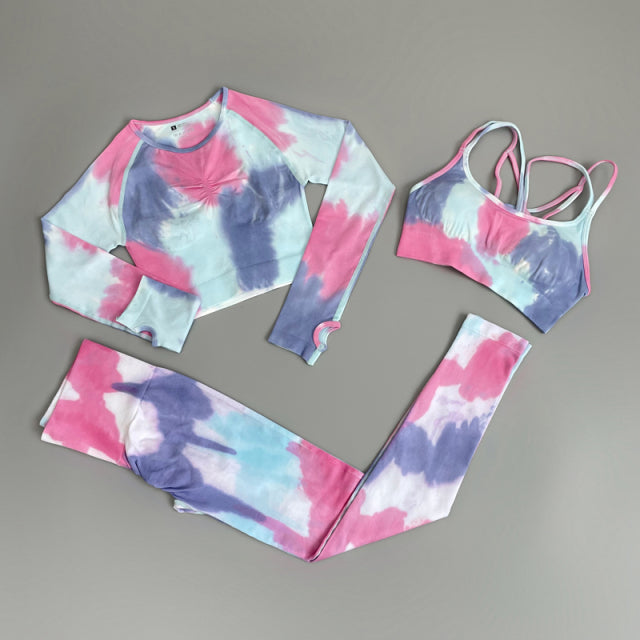 The Valerie Tie Dyeing Legging & sports Bra