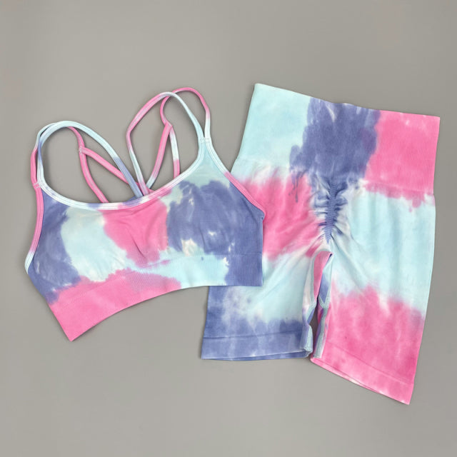 The Valerie Tie Dyeing Legging & sports Bra