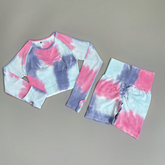 The Valerie Tie Dyeing Legging & sports Bra