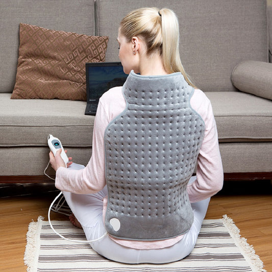 Soft Micro plush Neck and Shoulder Wrap Heating Pad US Plug