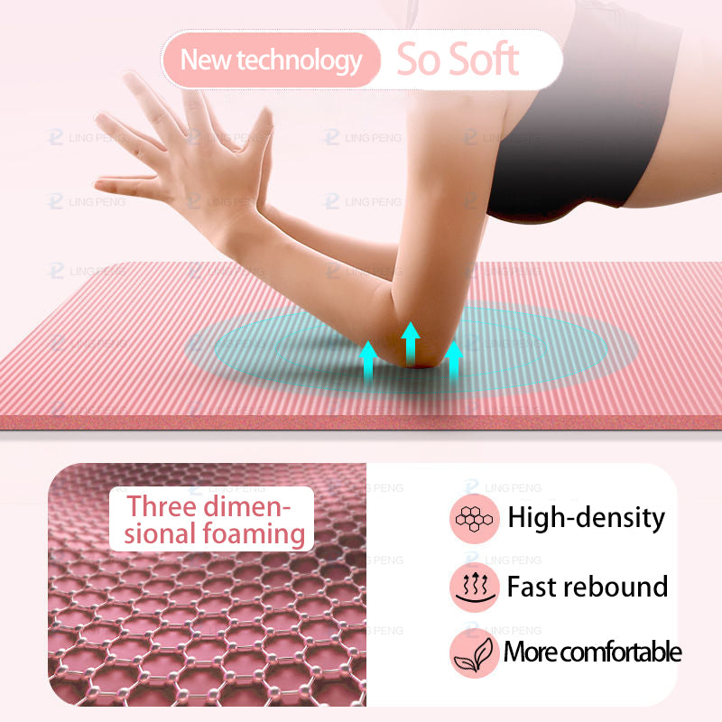 185*80CM 20MM Thick NBR Non-slip Yoga Mat