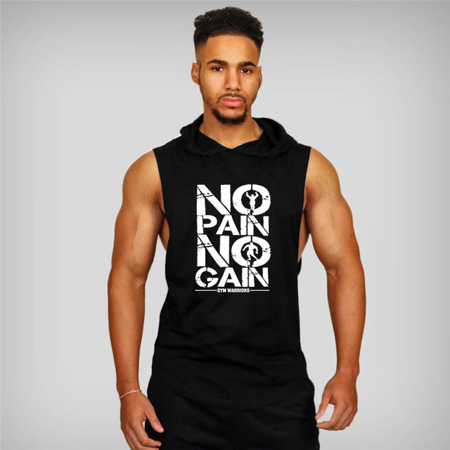 Mens Hooded Tank