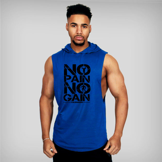 Mens Hooded Tank