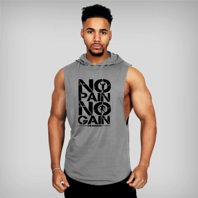 Mens Hooded Tank