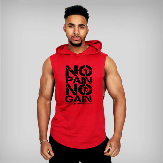 Mens Hooded Tank