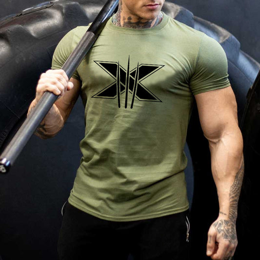 The X bodybuilding cotton T-Shirt