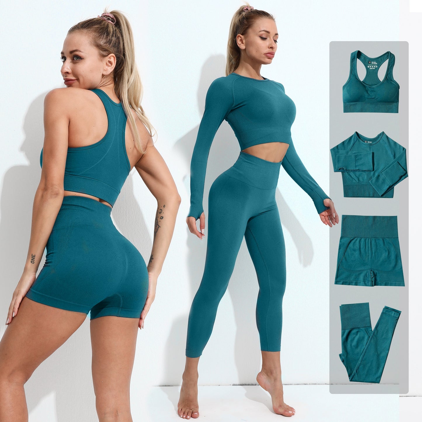 The club 2/3/4PCS Seamless Sport wear