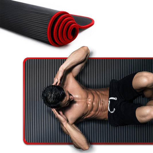 Extra Thick Non-slip Yoga Mat Natural Rubber