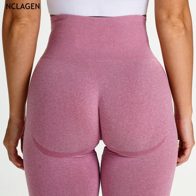 Women High Waist Tummy Control Fitness Butt Lifting Elastic workout leggings