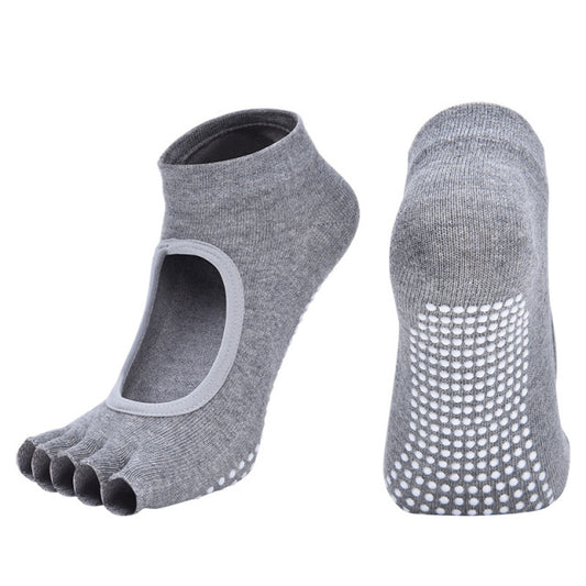 High Quality Pilates/Yoga Socks Anti-Slip Breathable Backless Socks